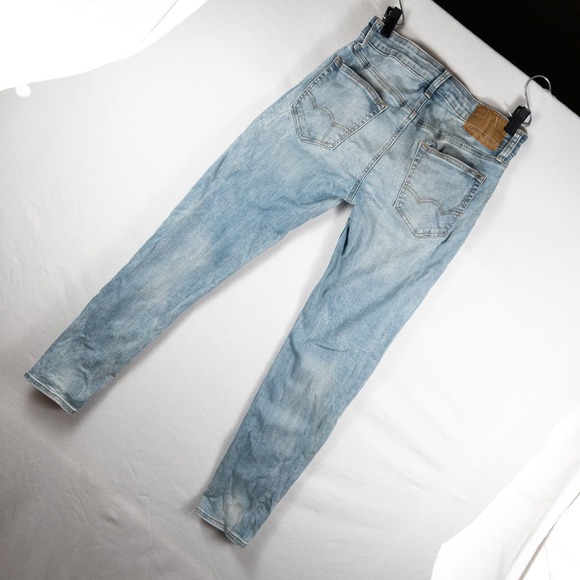 American Eagle Next Level Flex Skinny Jeans 28 x 30 Light Blue - Picture 3 of 4